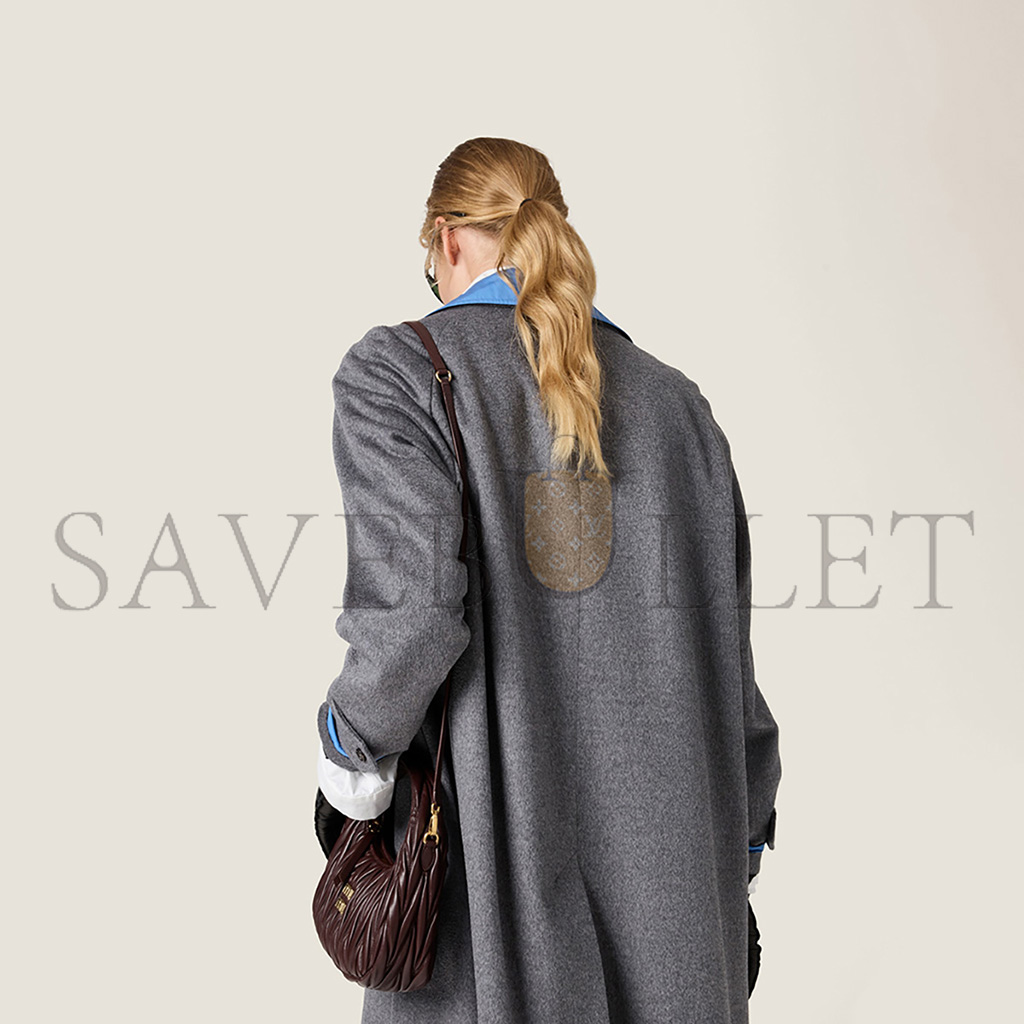 M1v M1v wander matelassÉ nappa leather hobo bag 5bc125 (20*17*6cm)